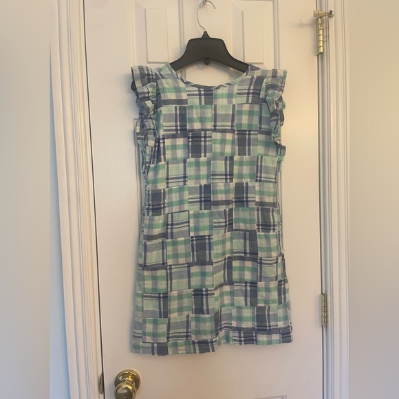 Vineyard Vines Checkered Girls Dress Sz 8 - Picture 2 of 3